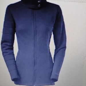 North Face Caroluna Quilted Fleece Lined Jacket SZ:XL women black warm HOODED...